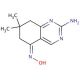 (5Z)-2-amino-7,7-dimethyl-7,8-dihydroquinazolin-5(6H)-one oxime - chemical structure image