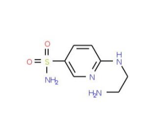6-[(2-aminoethyl)amino]pyridine-3-sulfonamide - chemical structure image