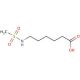 6-[(methylsulfonyl)amino]hexanoic acid - chemical structure image