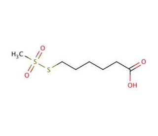 6-[(Methylsulfonyl)thio]hexanoic Acid - chemical structure image