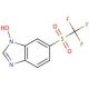 6-[(trifluoromethyl)sulfonyl]-1H-benzimidazol-1-ol - chemical structure image