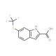 6-[(trifluoromethyl)thio]-1H-indole-2-carboxylic acid - chemical structure image