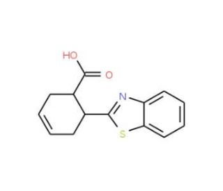 6-(1,3-Benzothiazol-2-yl)cyclohex-3-ene-1-carboxylic acid - chemical structure image