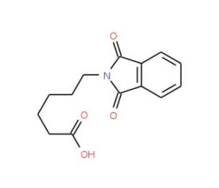 6-(1,3-Dioxo-1,3-dihydro-isoindol-2-yl)-hexanoic acid (CAS 4443-26-9) - chemical structure image