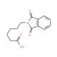 6-(1,3-Dioxo-1,3-dihydro-isoindol-2-yl)-hexanoic acid (CAS 4443-26-9) - chemical structure image