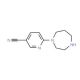 6-(1,4-Diazepan-1-yl)nicotinonitrile (CAS 683274-59-1) - chemical structure image