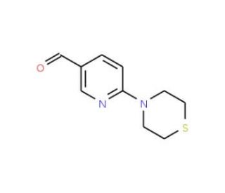 6-(1,4-Thiazinan-4-yl)nicotinaldehyde - chemical structure image