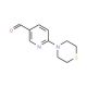 6-(1,4-Thiazinan-4-yl)nicotinaldehyde - chemical structure image