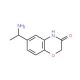 6-(1-aminoethyl)-2H-1,4-benzoxazin-3(4H)-one (CAS 159459-52-6) - chemical structure image