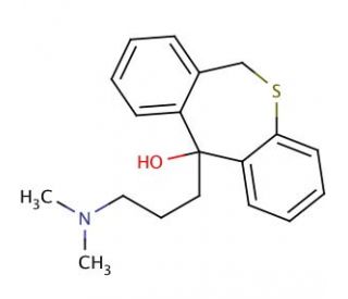 6,11-Dihydro-11-hydroxy Dothiepin - chemical structure image