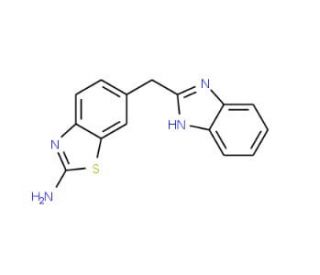6-(1H-Benzoimidazol-2-ylmethyl)-benzothiazol-2-ylamine - chemical structure image
