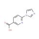 6-(1H-Imidazol-1-yl)nicotinic acid (CAS 216955-75-8) - chemical structure image