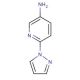 6-(1H-pyrazol-1-yl)pyridin-3-amine - chemical structure image