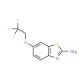 6-(2,2,2-trifluoroethoxy)-1,3-benzothiazol-2-amine - chemical structure image