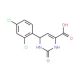 6-(2,4-Dichlorophenyl)-2-oxo-1,2,3,6-tetrahydro-4-pyrimidinecarboxylic acid - chemical structure image