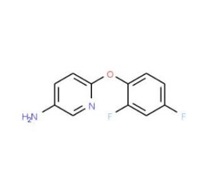 6-(2,4-Difluoro-phenoxy)-pyridin-3-ylamine (CAS 219865-86-8) - chemical structure image