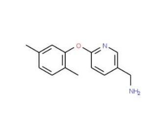 [6-(2,5-dimethylphenoxy)pyridin-3-yl]methylamine - chemical structure image