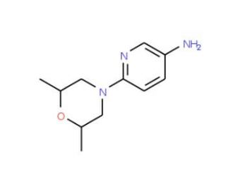 6-(2,6-dimethylmorpholin-4-yl)pyridin-3-amine - chemical structure image