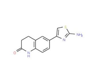 6-(2-amino-1,3-thiazol-4-yl)-3,4-dihydroquinolin-2(1H)-one - chemical structure image