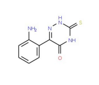 6-(2-Amino-phenyl)-3-thioxo-3,4-dihydro-2H-[1,2,4]triazin-5-one (CAS 27161-64-4) - chemical structure image