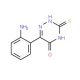 6-(2-Amino-phenyl)-3-thioxo-3,4-dihydro-2H-[1,2,4]triazin-5-one (CAS 27161-64-4) - chemical structure image