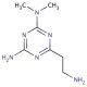 6-(2-aminoethyl)-N,N-dimethyl-1,3,5-triazine-2,4-diamine - chemical structure image