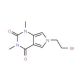 6-(2-Bromo-ethyl)-1,3-dimethyl-1,6-dihydro-pyrrolo[3,4-d]pyrimidine-2,4-dione (CAS 841208-76-2) - chemical structure image