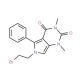 6-(2-Bromoethyl)-1,3-dimethyl-5-phenyl-1H-pyrrolo[3,4-d]pyrimidine-2,4(3H,6H)-dione - chemical structure image