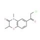 6-(2-Chloro-acetyl)-2,4-dimethyl-4H-benzo-[1,4]oxazin-3-one - chemical structure image