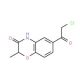 6-(2-Chloro-acetyl)-2-methyl-4H-benzo[1,4]oxazin-3-one - chemical structure image