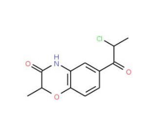 6-(2-Chloro-propionyl)-2-methyl-4H-benzo[1,4]oxazin-3-one - chemical structure image