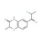 6-(2-Chloro-propionyl)-2-methyl-4H-benzo[1,4]oxazin-3-one - chemical structure image