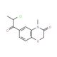 6-(2-Chloro-propionyl)-4-methyl-4H-benzo[1,4]oxazin-3-one - chemical structure image