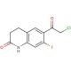 6-(2-chloroacetyl)-7-fluoro-1,2,3,4-tetrahydroquinolin-2-one - chemical structure image