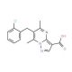 6-(2-Chlorobenzyl)-5,7-dimethylpyrazolo-[1,5-a]pyrimidine-3-carboxylic acid - chemical structure image