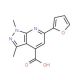 6-(2-furyl)-1,3-dimethyl-1H-pyrazolo[3,4-b]pyridine-4-carboxylic acid (CAS 893645-73-3) - chemical structure image