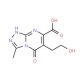 6-(2-Hydroxy-ethyl)-3-methyl-5-oxo-5,8-dihydro-[1,2,4]triazolo[4,3-a]pyrimidine-7-carboxylic acid - chemical structure image