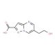 6-(2-Hydroxy-ethyl)-pyrazolo[1,5-a]pyrimidine-2-carboxylic acid (CAS 712319-12-5) - chemical structure image