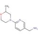 [6-(2-methylmorpholin-4-yl)pyridin-3-yl]methylamine - chemical structure image
