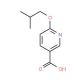 6-(2-methylpropoxy)pyridine-3-carboxylic acid - chemical structure image