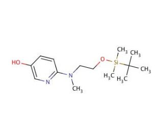 6-[[2-(tert-Butyldimethylsilyloxy)ethyl]methylamino]pyridin-3-ol (CAS 326496-02-0) - chemical structure image