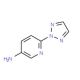 6-(2H-1,2,3-triazol-2-yl)pyridin-3-amine - chemical structure image