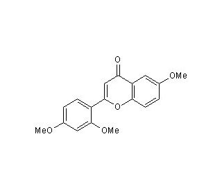 6,2&prime;,4&prime;-Trimethoxyflavone (CAS 720675-90-1) - chemical structure image