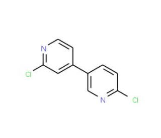 6,2&prime;-Dichloro-3,4&prime;-bipyridine (CAS 942206-22-6) - chemical structure image