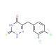 6-(3,4-Dichloro-benzyl)-3-thioxo-3,4-dihydro-2H-[1,2,4]triazin-5-one - chemical structure image