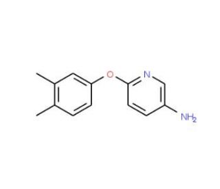 6-(3,4-dimethylphenoxy)pyridin-3-amine - chemical structure image