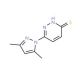 6-(3,5-dimethyl-1H-pyrazol-1-yl)pyridazine-3-thiol - chemical structure image