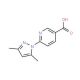 6-(3,5-Dimethyl-pyrazol-1-yl)-nicotinic acid - chemical structure image