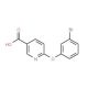 6-(3-bromophenoxy)nicotinic acid - chemical structure image