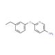 6-(3-ethylphenoxy)pyridin-3-amine - chemical structure image
